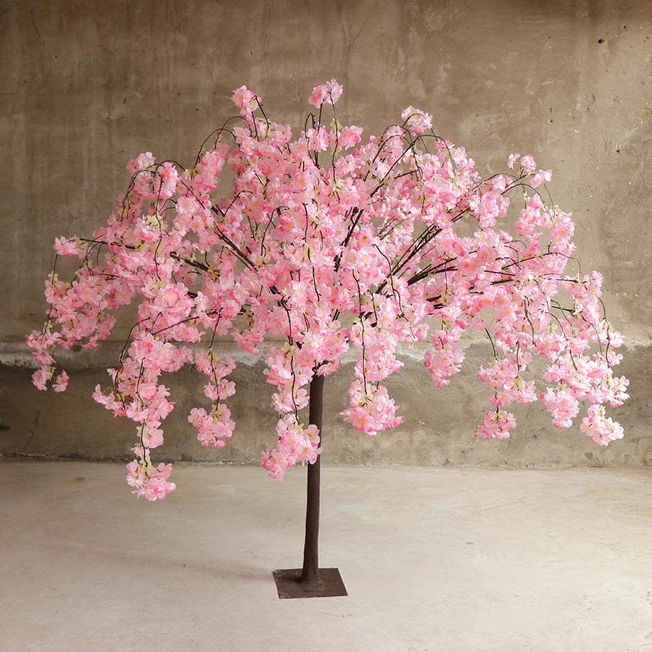 Simulation Cherry Blossom Floor Tree Decoration For Outdoor Events