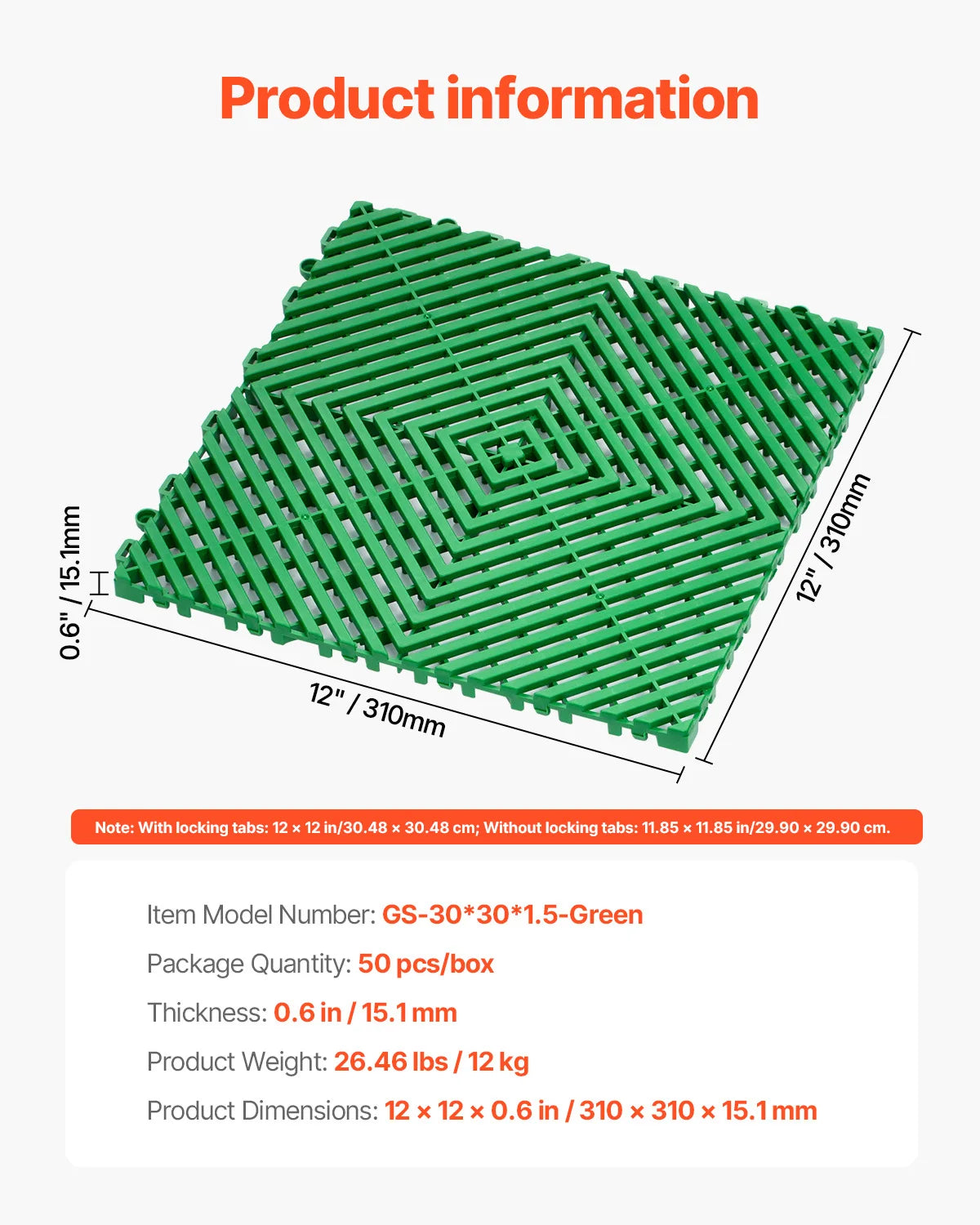 Interlocking Drainage Mat For Floor And Shower Non-Slip PVC