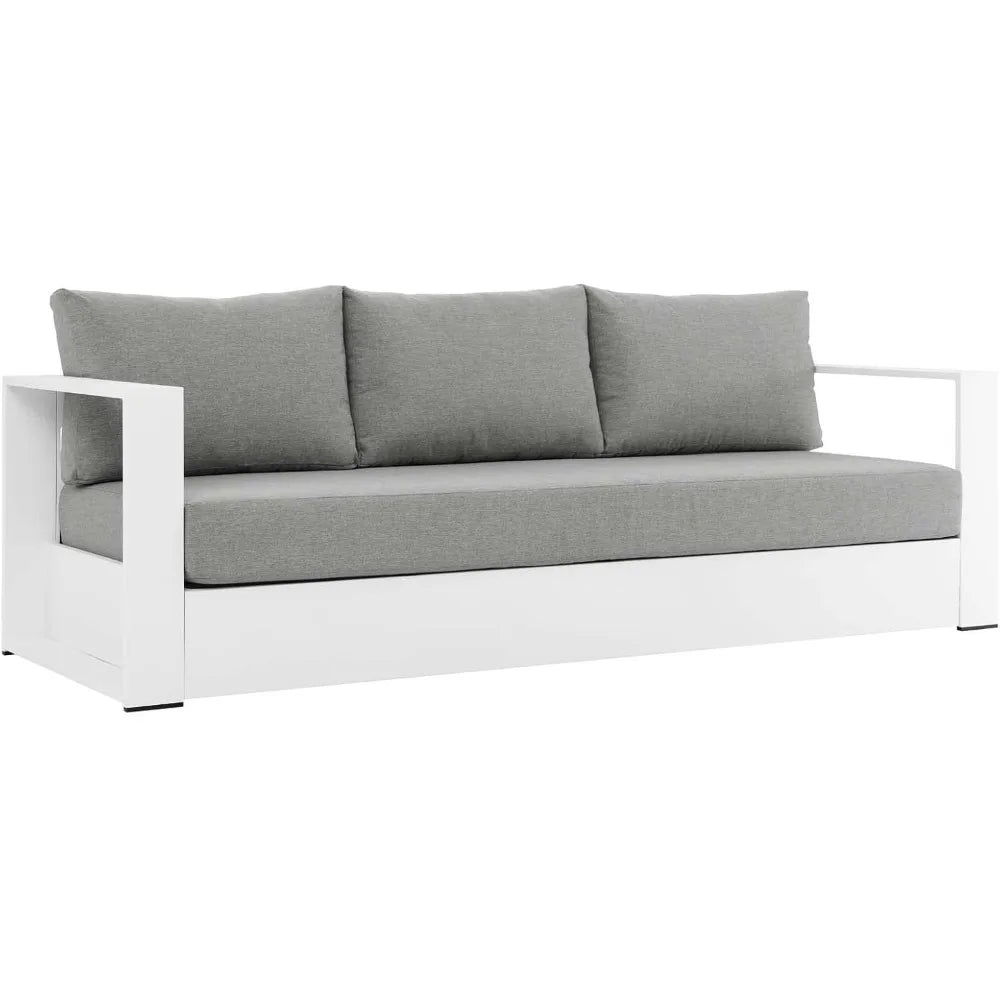 Durable Aluminum Outdoor Patio Sofa For Modern Backyards