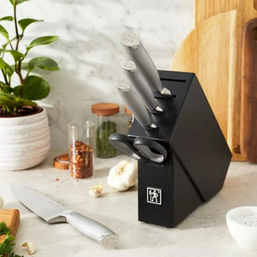 International Modernist 6 Piece Knife Block Set With Paring Knife