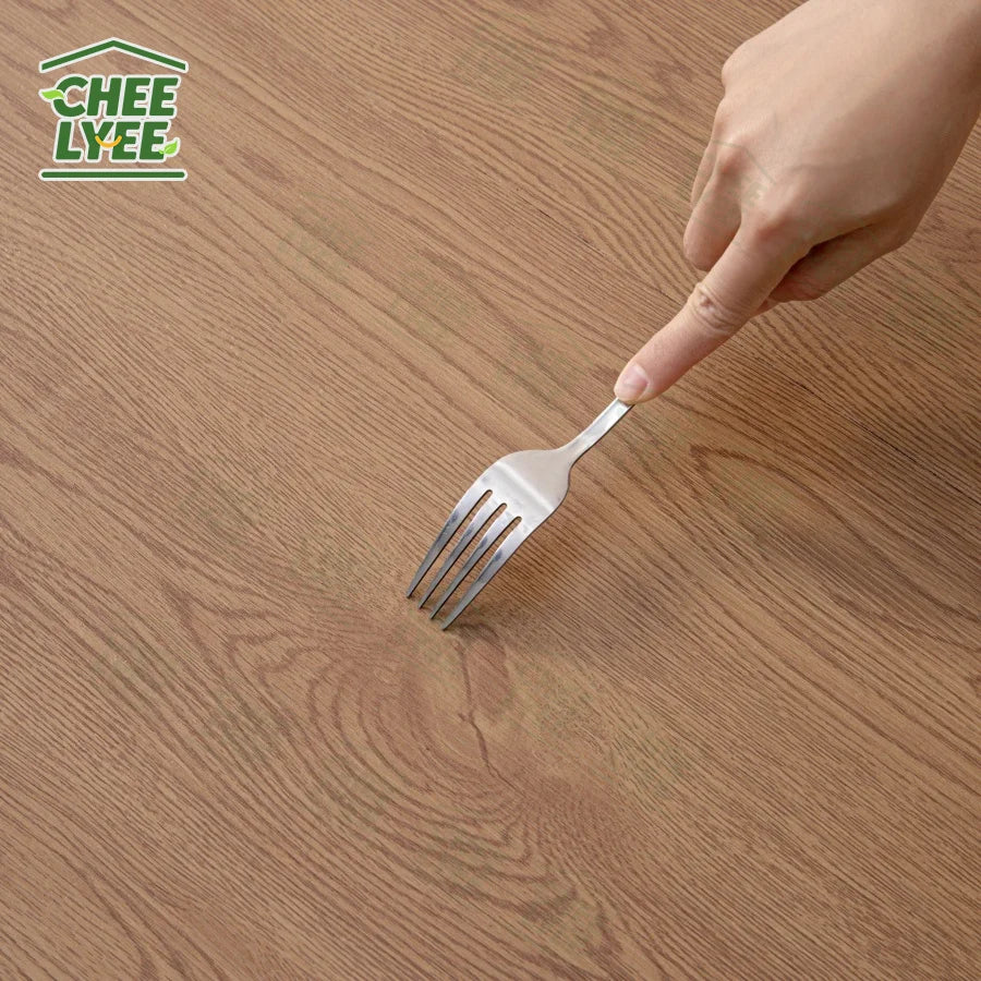 Self-Adhesive Wall and Floor Sticker Wood Grain Marble Design Wallpaper