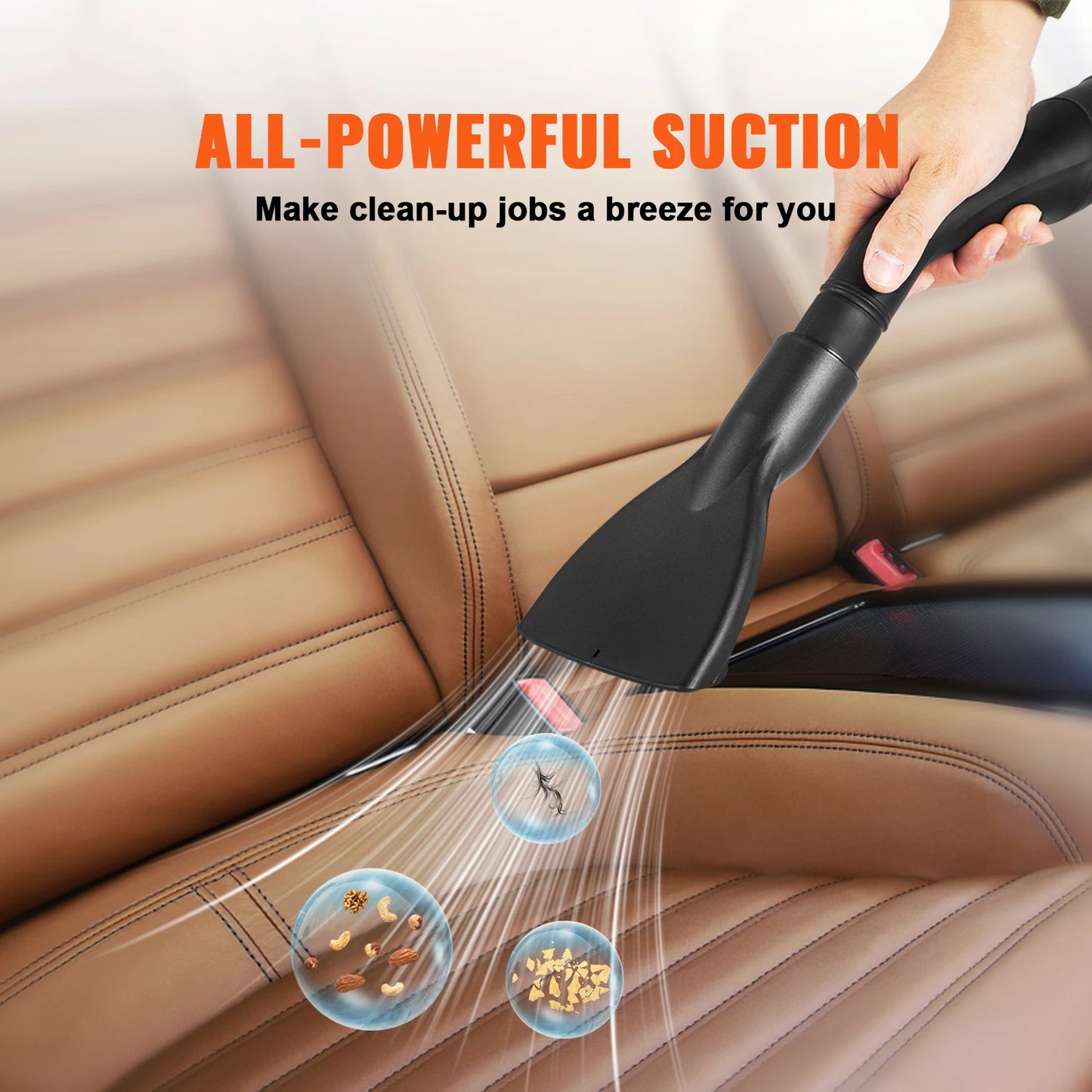 Wet Dry Vacuum Portable Shop Vacuum 2.5 Peak HP Blowing