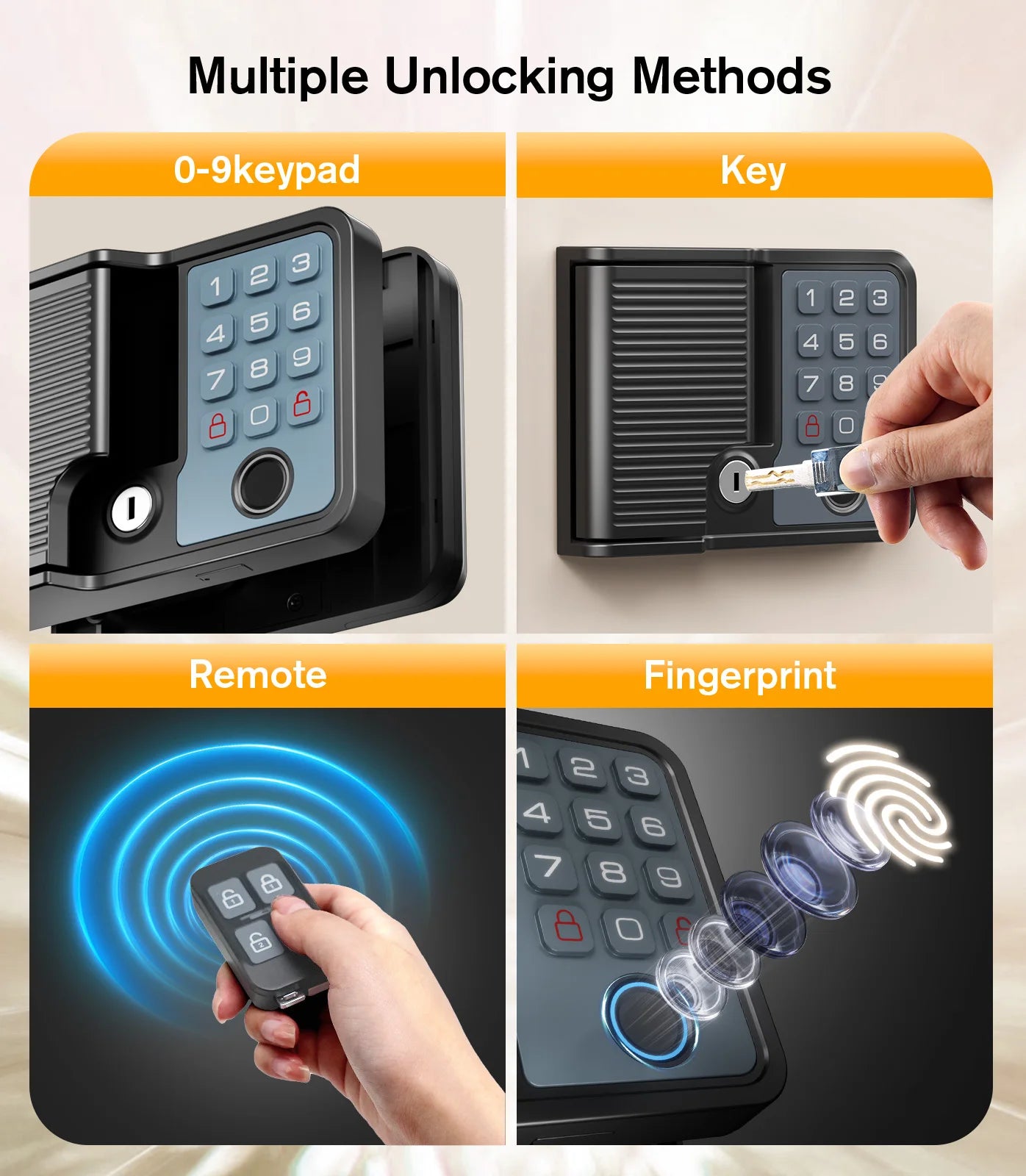 Smart RV Door Lock With Keyless Entry And Remote Keypad