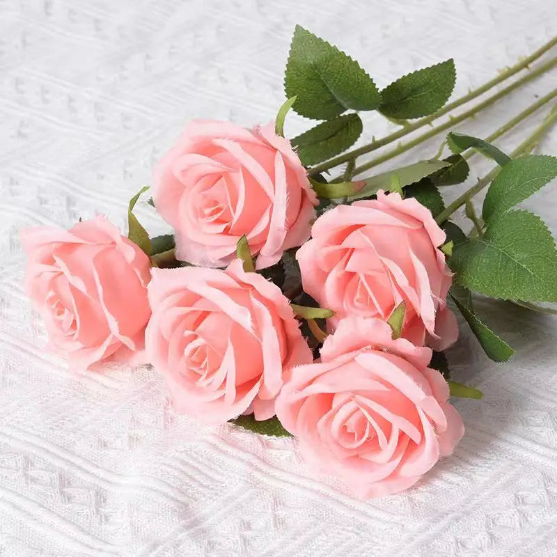 Artificial Roses Realistic Flowers For Wedding And Home Decor
