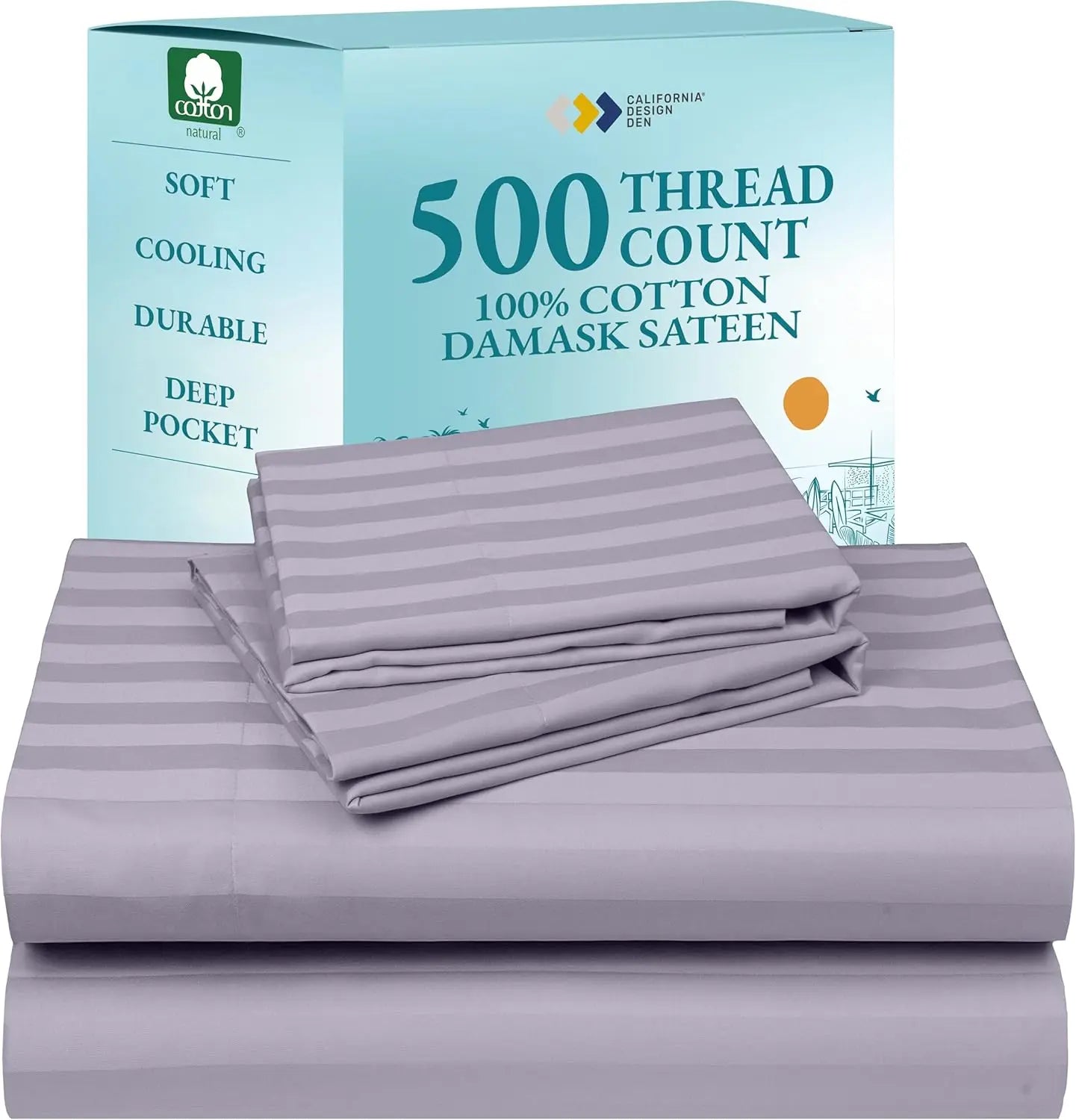 100 Percent Cotton Sheet Set With Deep Pocket Snug Elastic