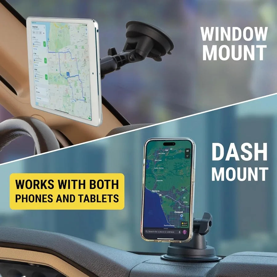 SCOSCHE MagicMount Pro2 Heavy-Duty Phone Mount For Windshield And Dashboard