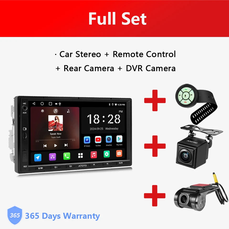 ATOTO Android Car Stereo With CarPlay Navigation And Multimedia