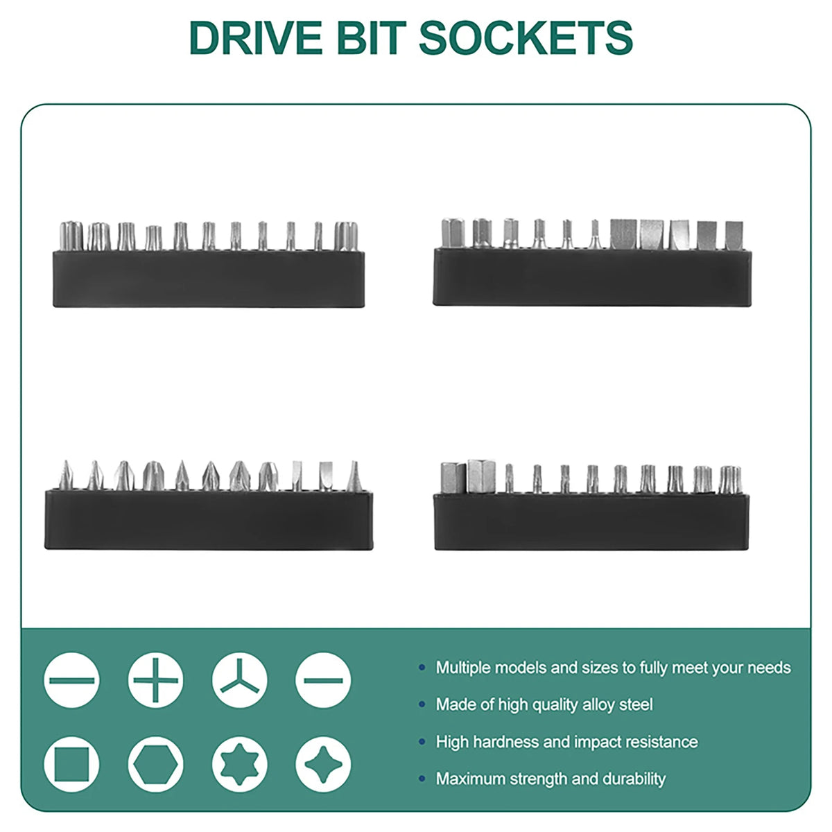 Automotive Socket Wrench Tool Kit with Portable Storage Case