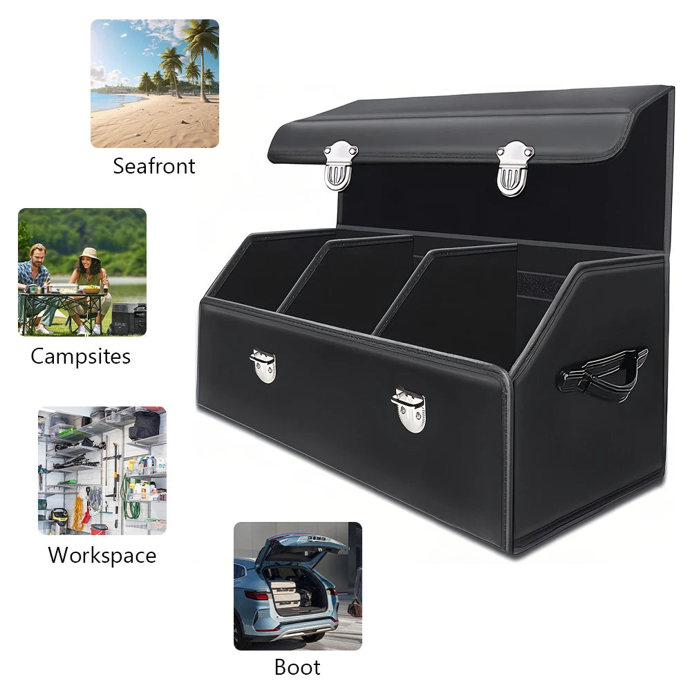 Large Capacity Folding Car Trunk Storage Organizer Box Waterproof