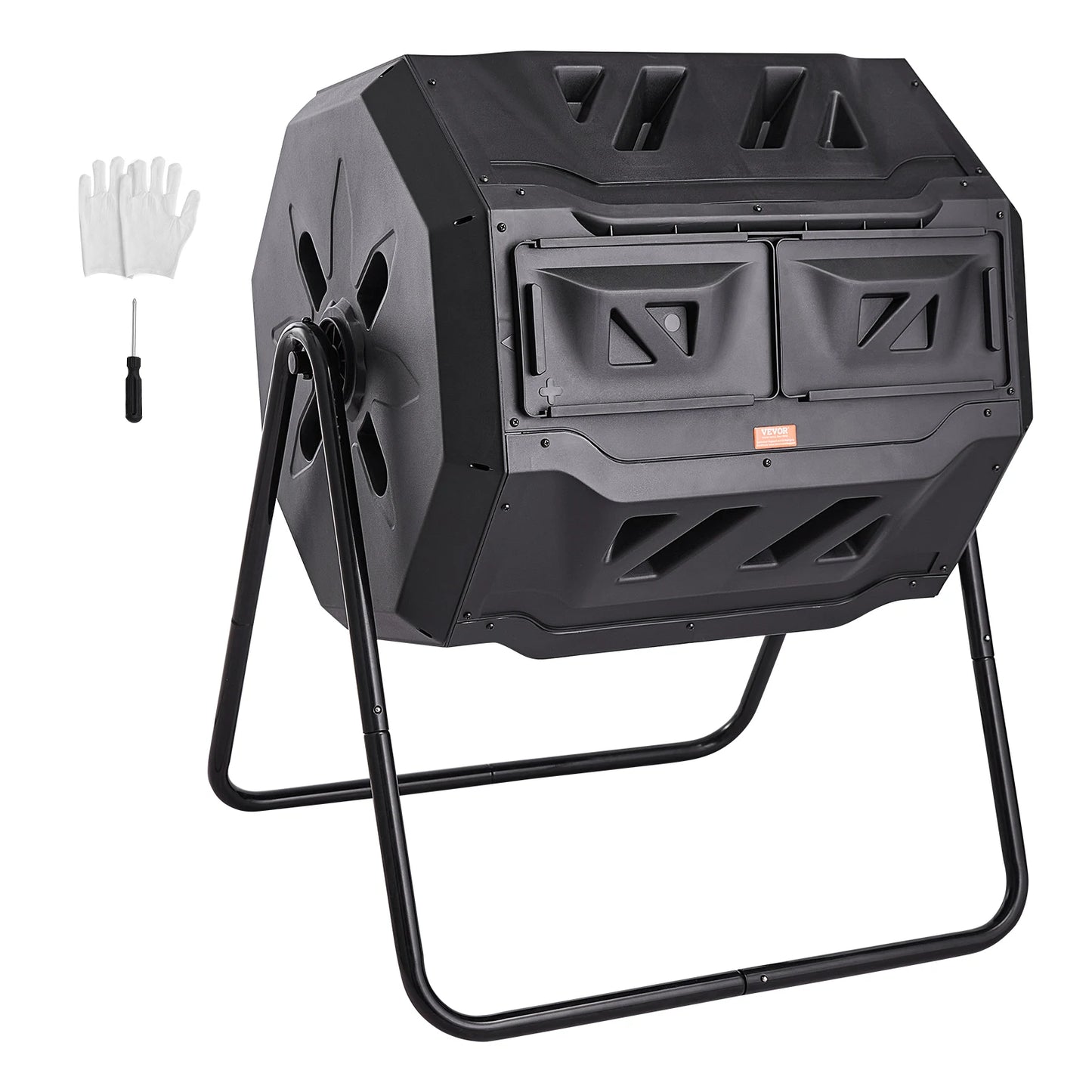 SucceBuy Dual Chamber Tumbling Compost Bin