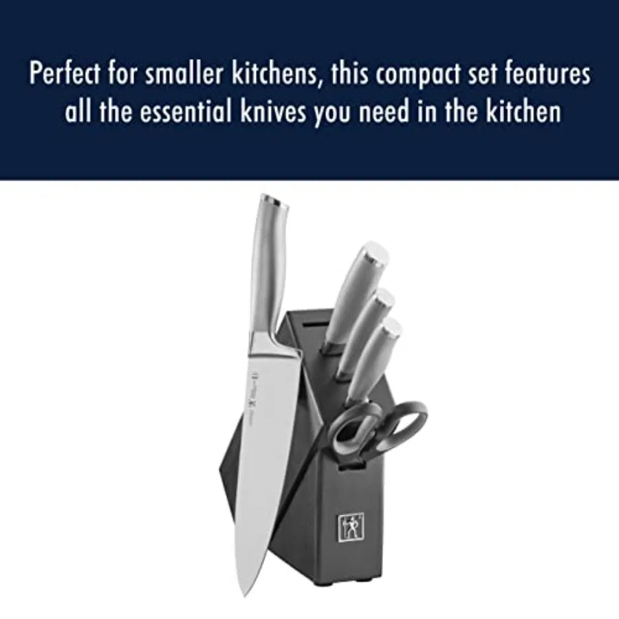 International Modernist 6 Piece Knife Block Set With Paring Knife