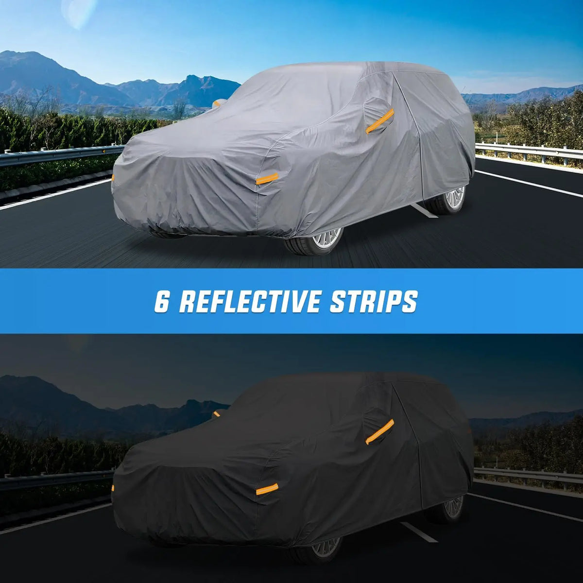Nilight Waterproof All Weather Car Cover For Cars And Trucks