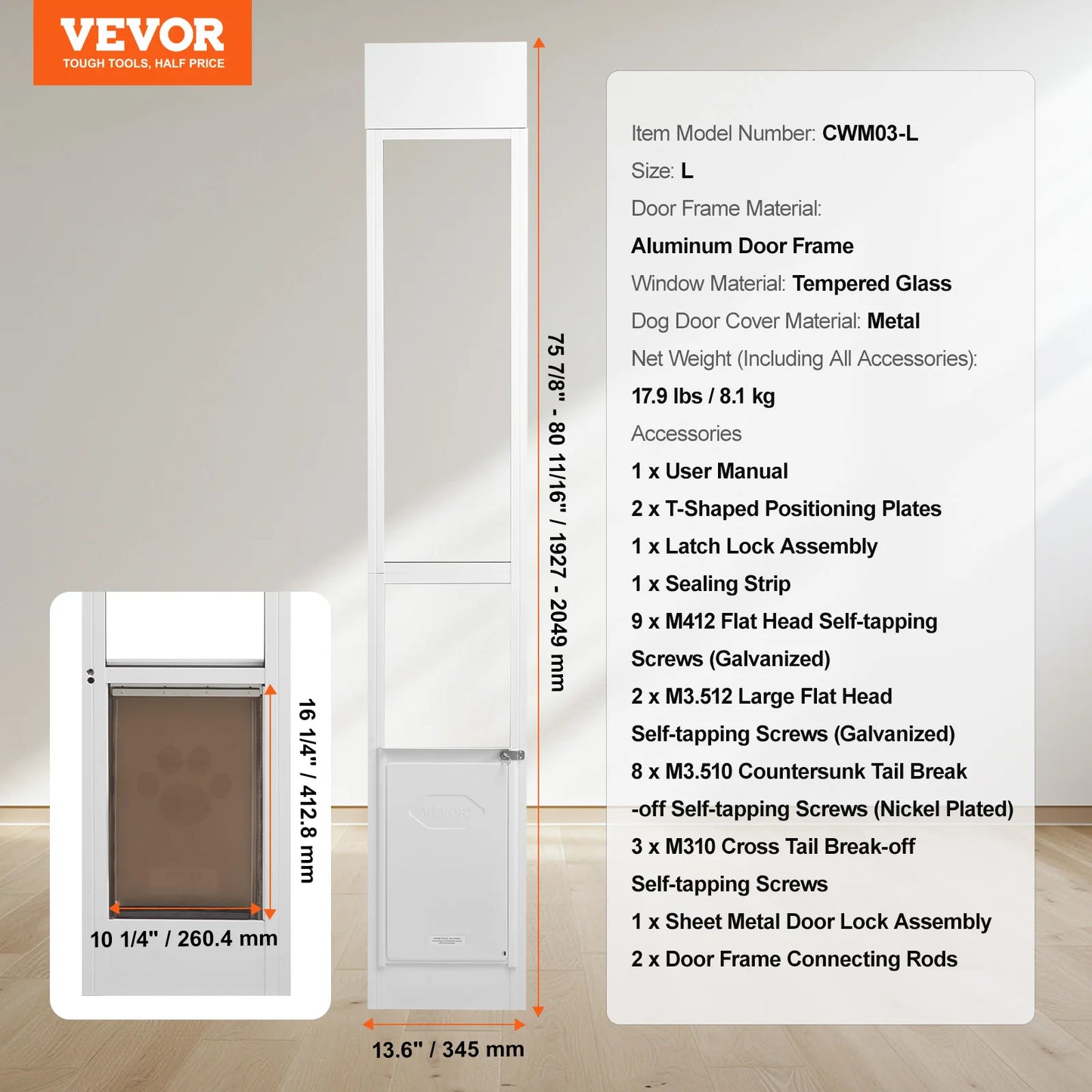 Sliding Glass Dog Door For Pet Access And Easy Use