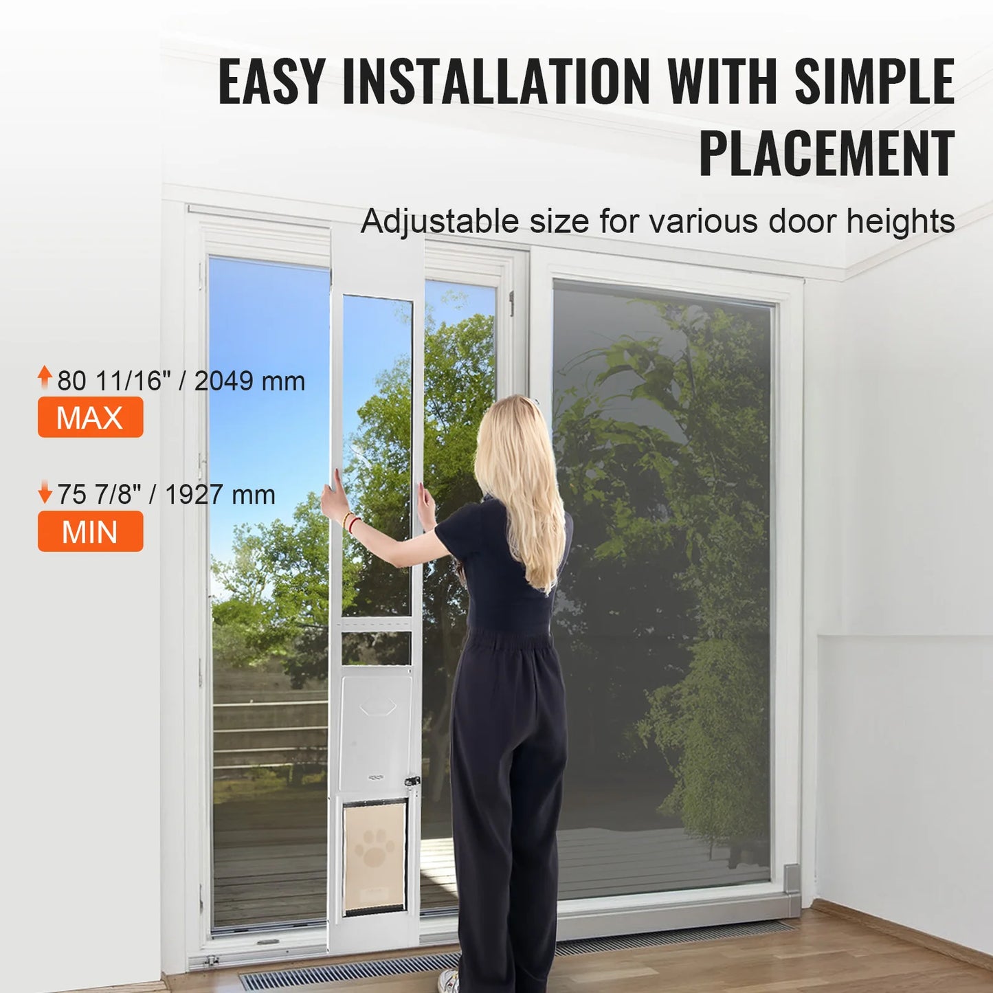 Sliding Glass Dog Door For Pet Access And Easy Use