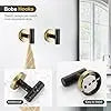 Stainless Steel Bathroom Hardware Set Includes Towel Bar And Ring