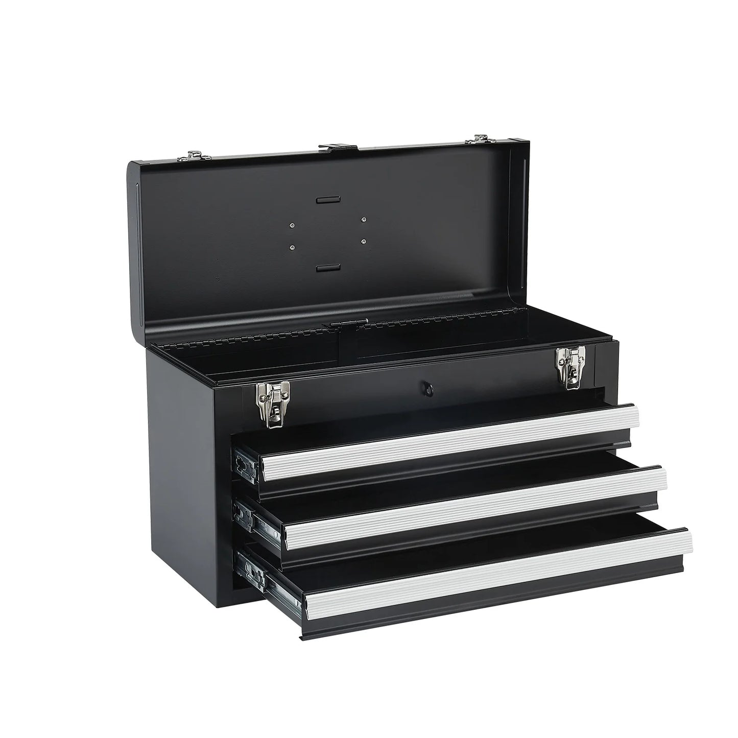 SucceBuy 3 Drawer Metal Tool Chest For Garage Workshop