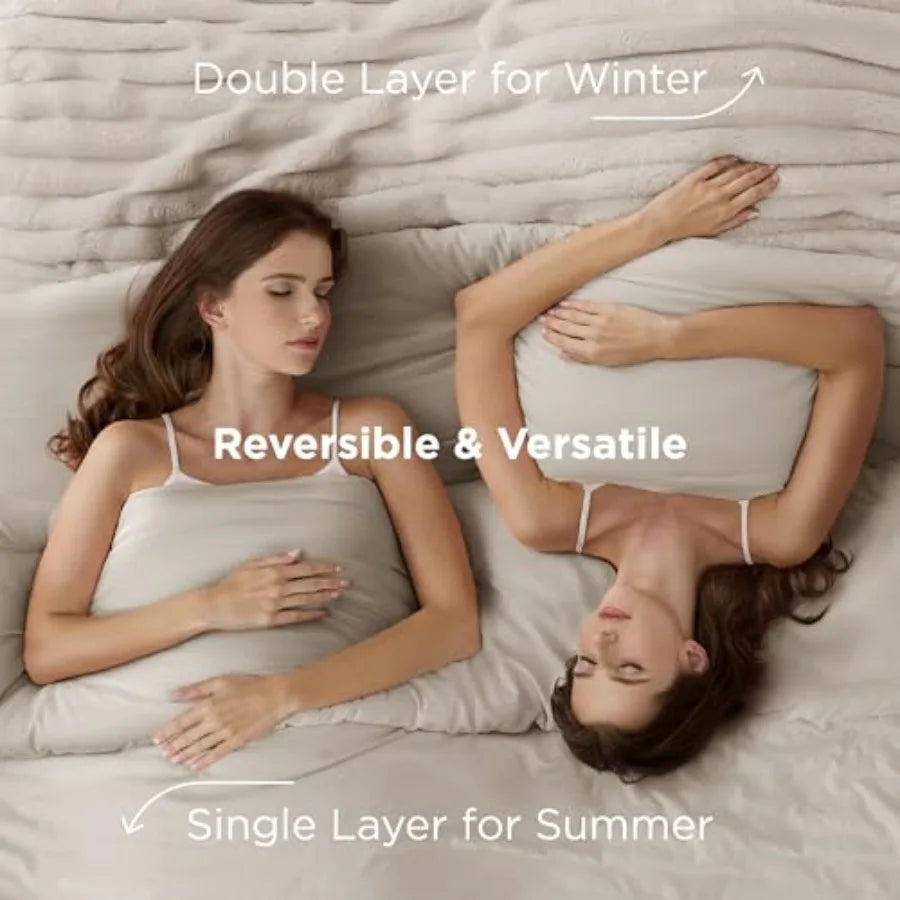 Gentlesoft 2-in-1 Comforter Set With Detachable Fluffy Blanket
