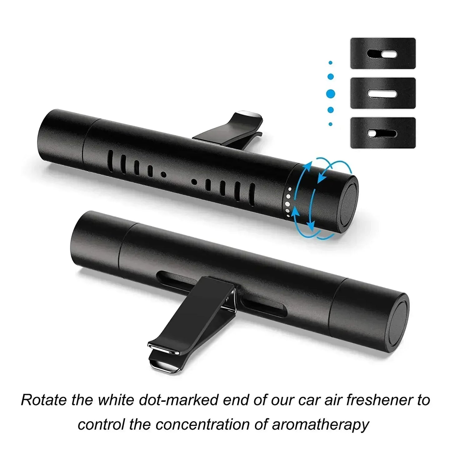 Custom Cylindrical Car Vent Clip Diffuser With 10 Refill Sticks