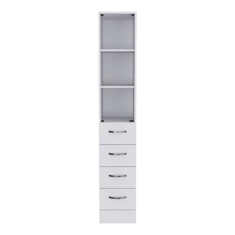 Free Standing Vanity And Linen Cabinet Bathroom Set For Modern Homes