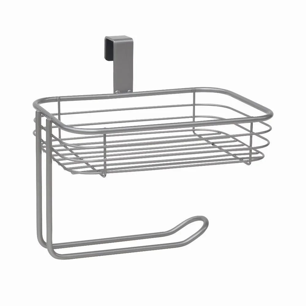 Over The Tank Toilet Paper Holder With Shelf For Bathroom