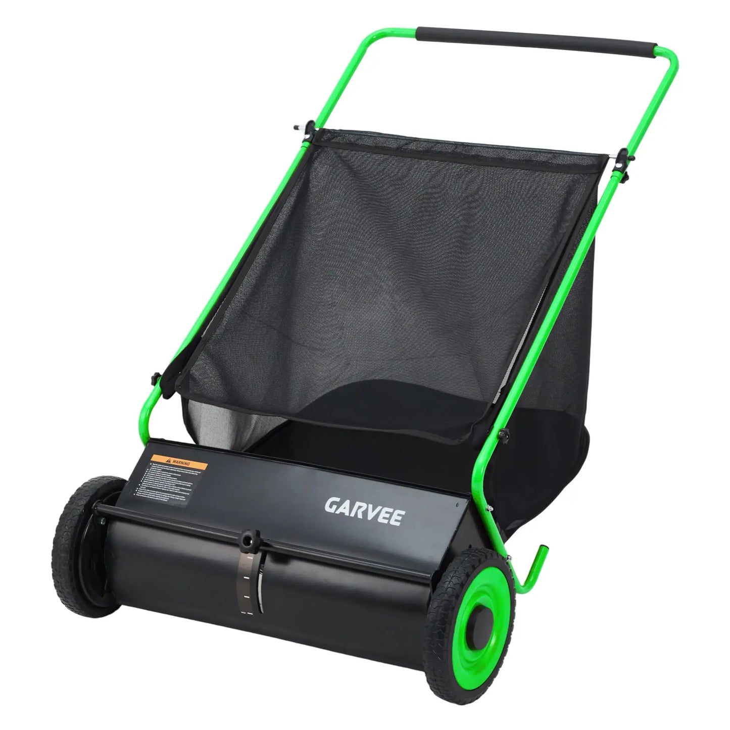 HiMISS Push Lawn Sweeper 26 Inch With Hopper Bag