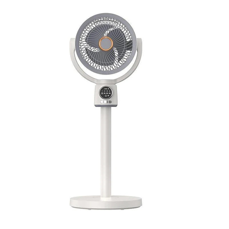 BALASHOV USB Rechargeable Floor Fan With Timed Low Noise Cooling