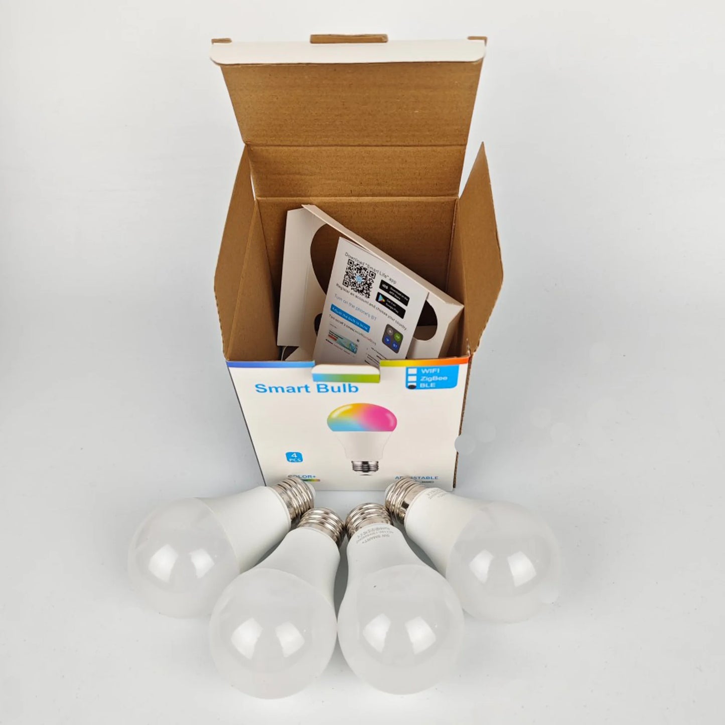 Smeileas Smart RGBCW LED Bulbs Dimmable App Control Music Sync