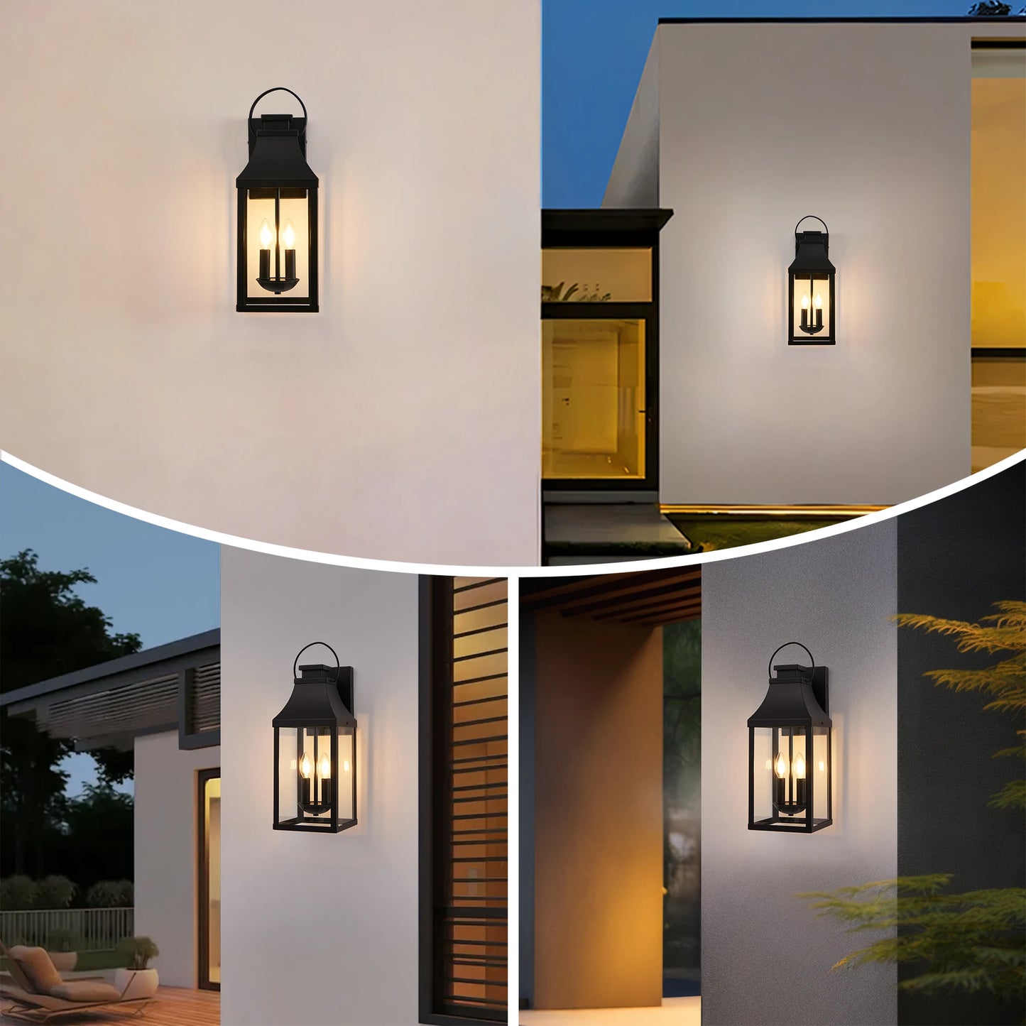 ARLGSITE Outdoor Wall Sconce Weather Resistant Exterior Light