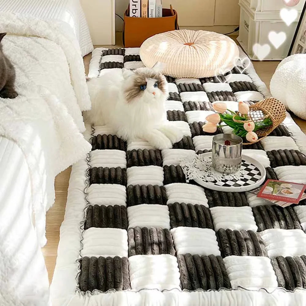 Waterproof Coral Fleece Dog Bed Car Seat Cover Protector