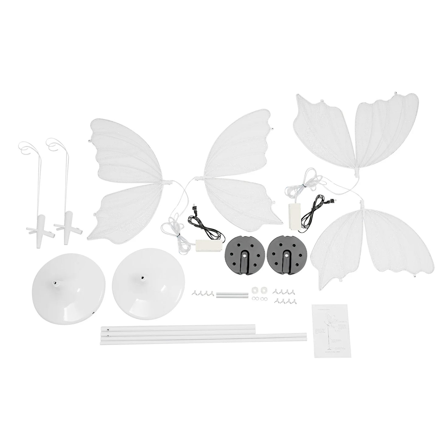 Romantic Butterfly Floor Lamp Set 48W LED Decoration Lights