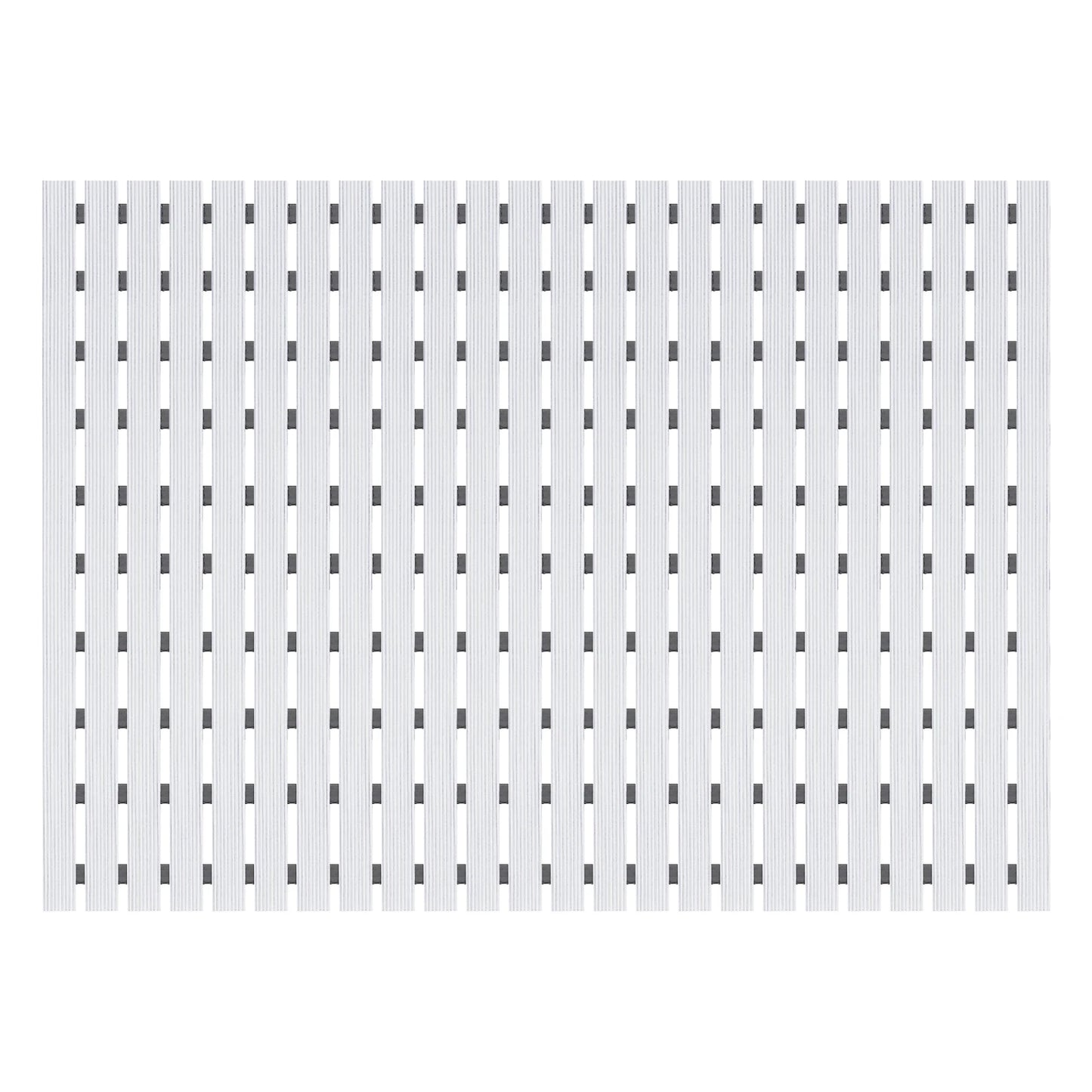 Bymaocar PVC Shower Mat Non Slip Bath Mat Drainage Holes