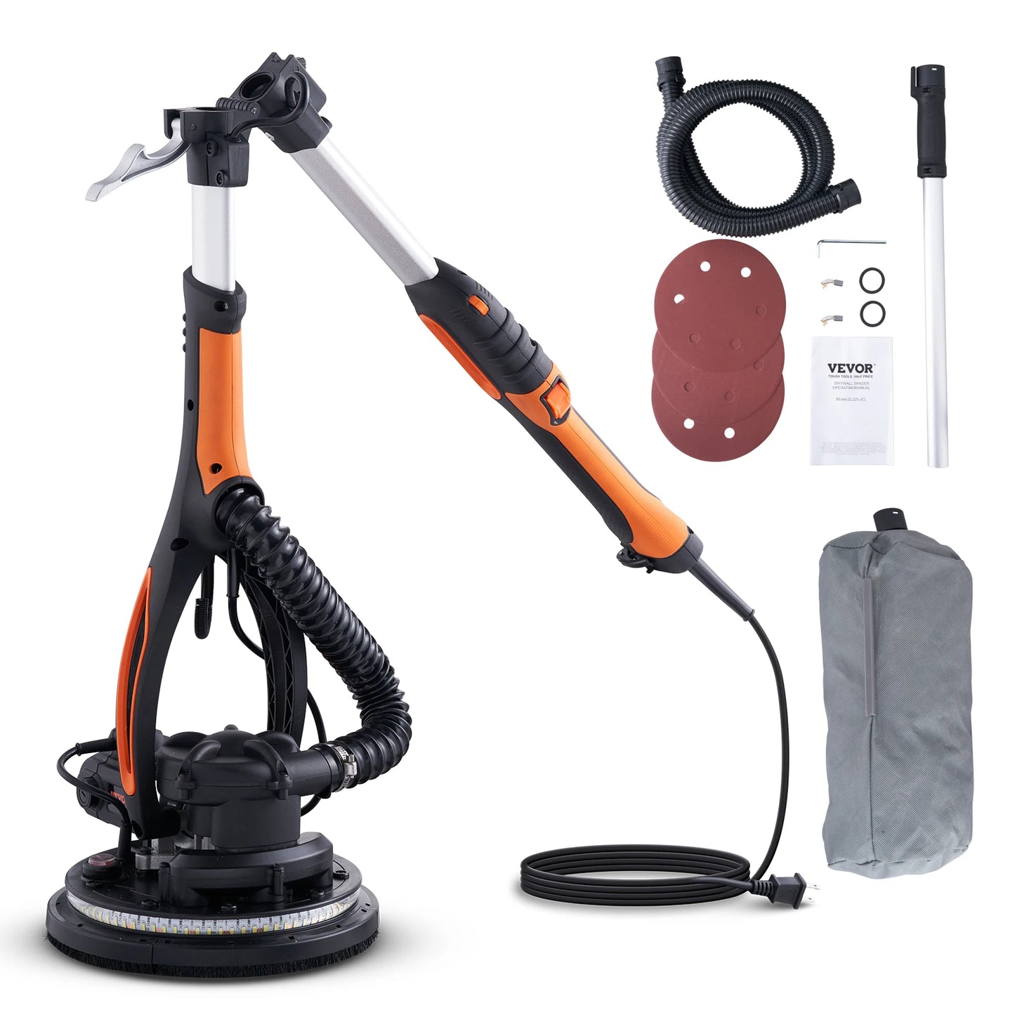 SucceBuy 850W Drywall Sander With Self Suction Handle