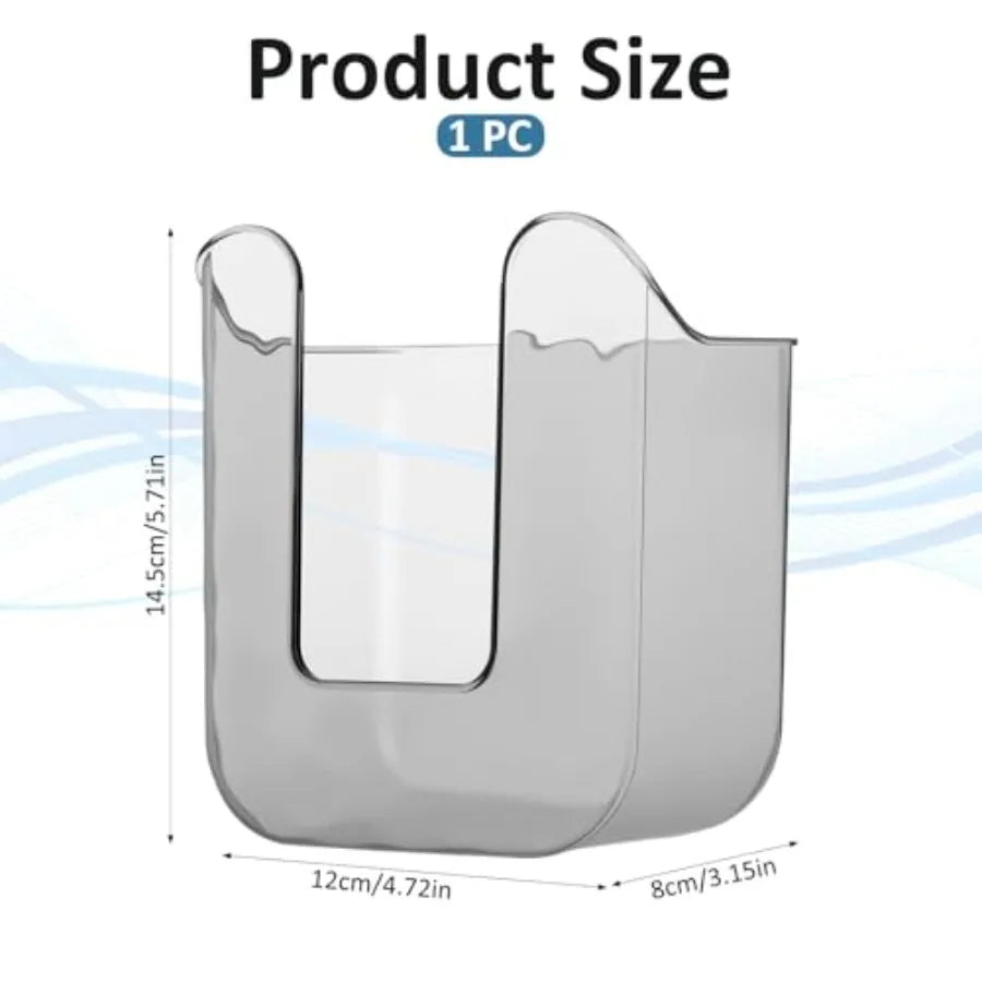 Wall Mounted Flushable Wipes Dispenser And Tissue Box Holder