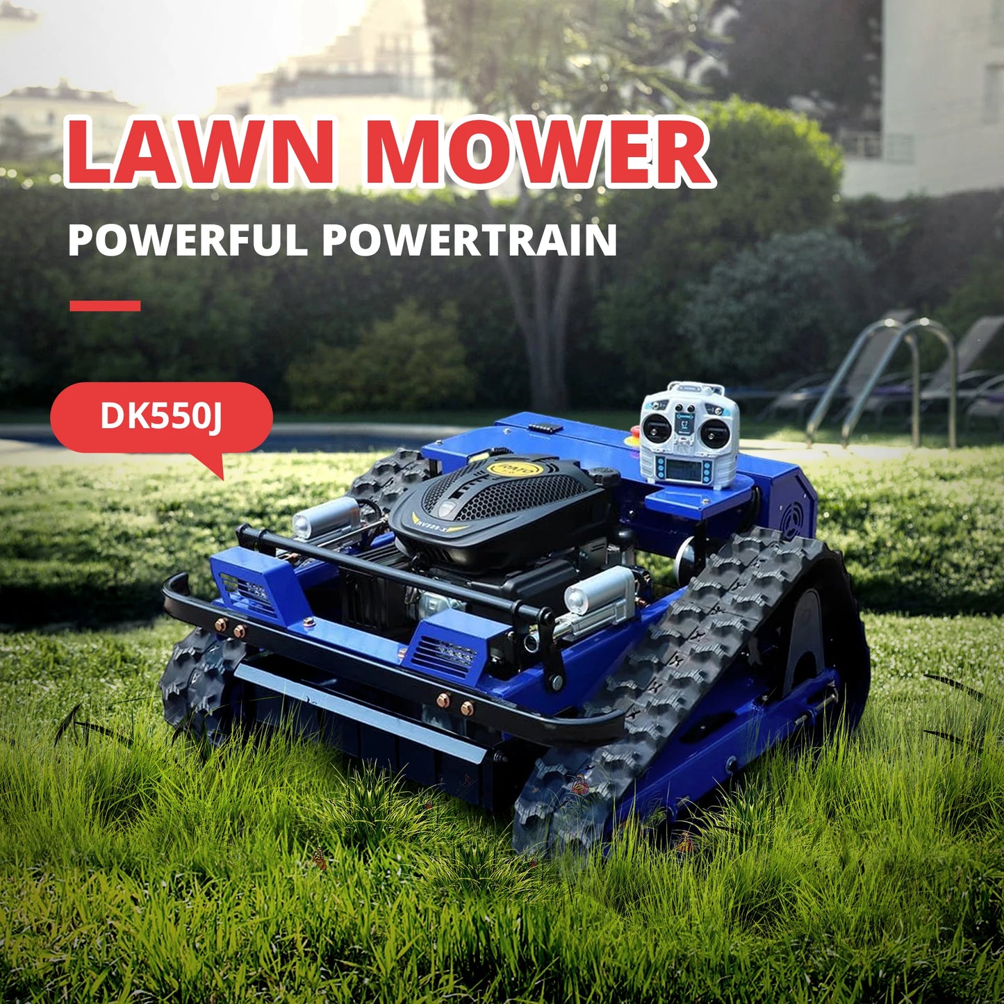 R550 Smart Remote Lawn Mower For Heavy Duty Lawn Care