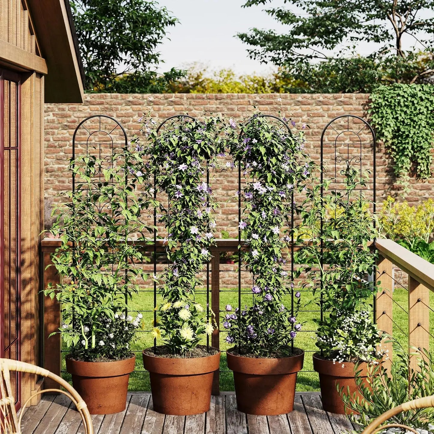 HiMISS Garden Trellis for Climbing Plants