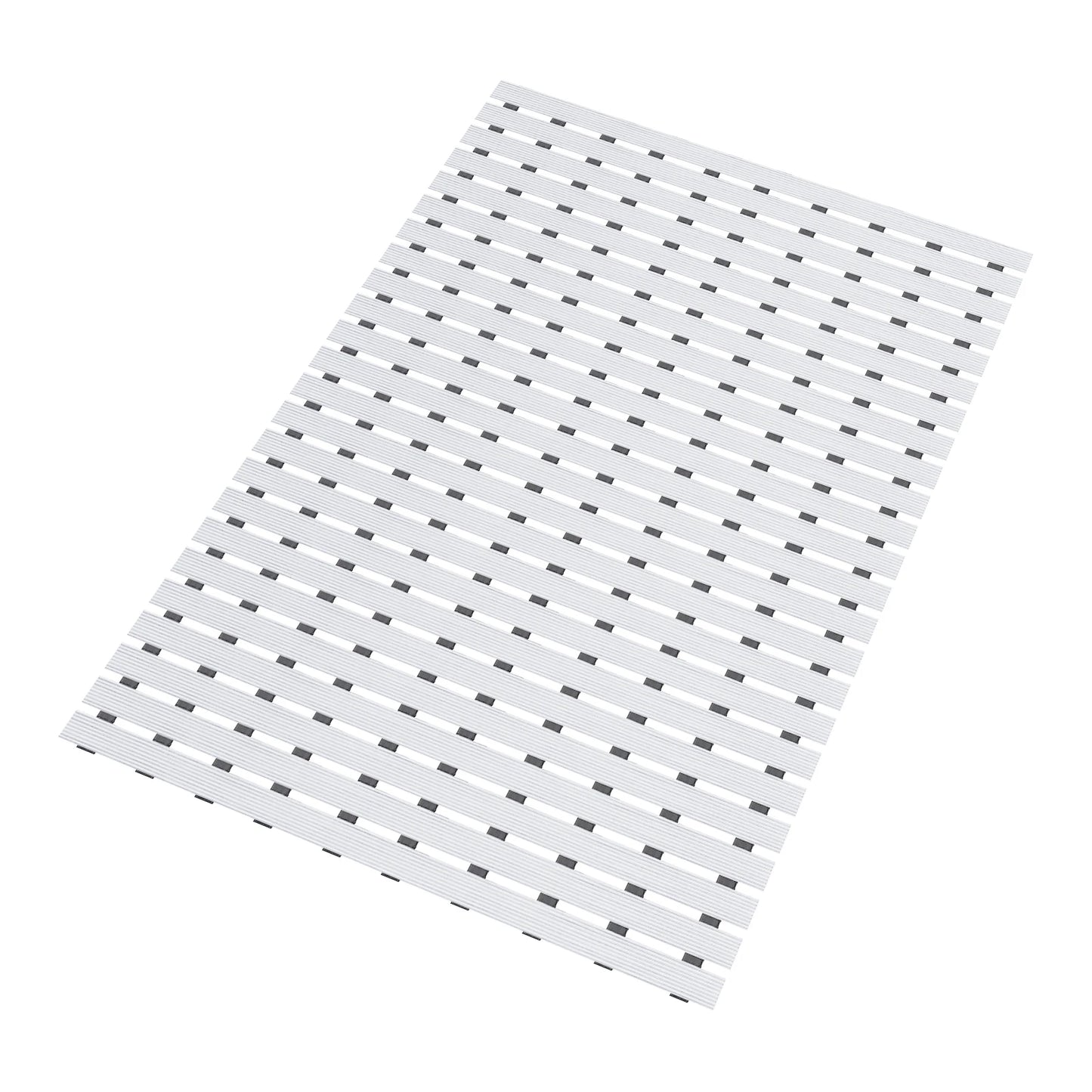Bymaocar PVC Shower Mat Non Slip Bath Mat Drainage Holes