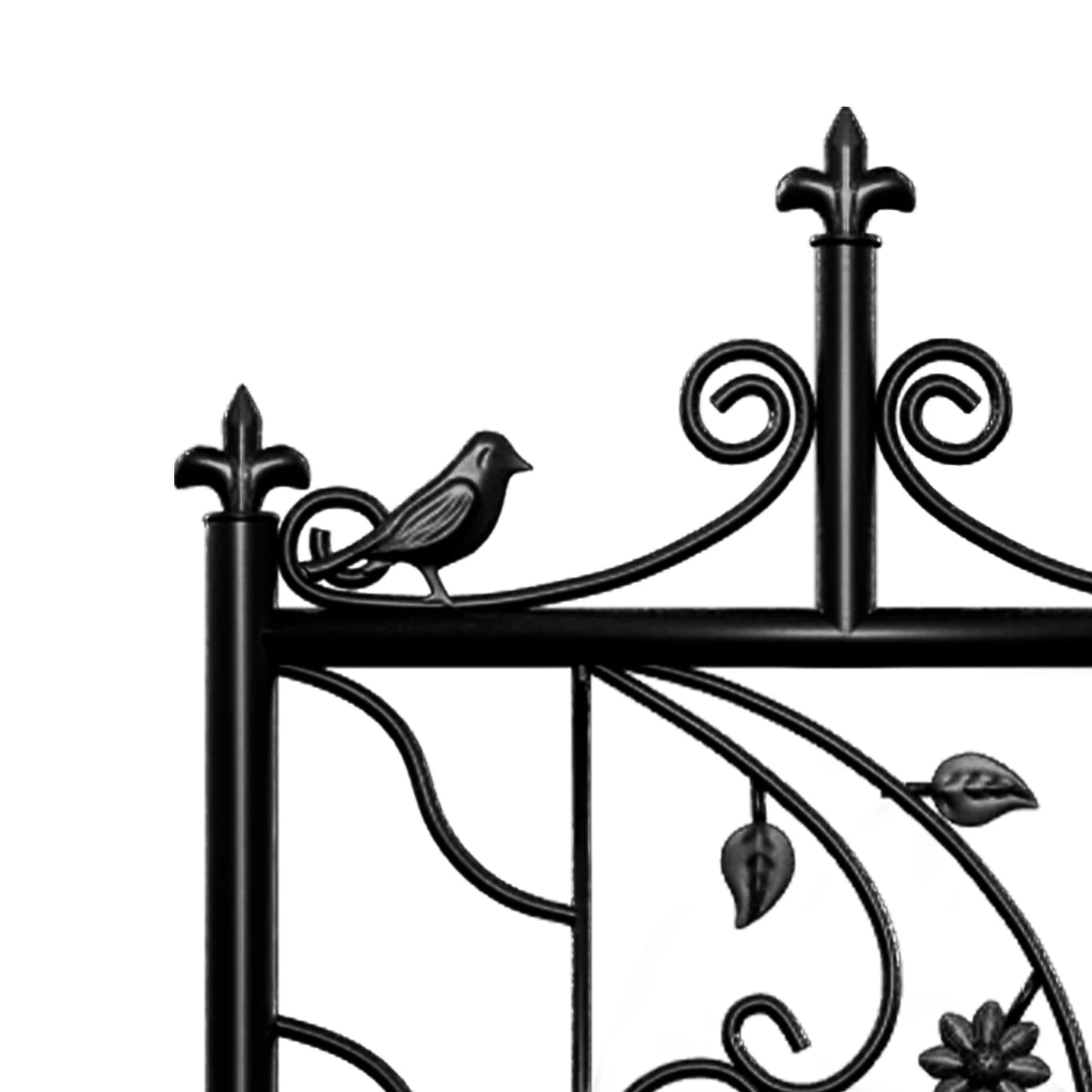 Garden Trellis Iron Fence Panel For Climbing Plants And Flowers