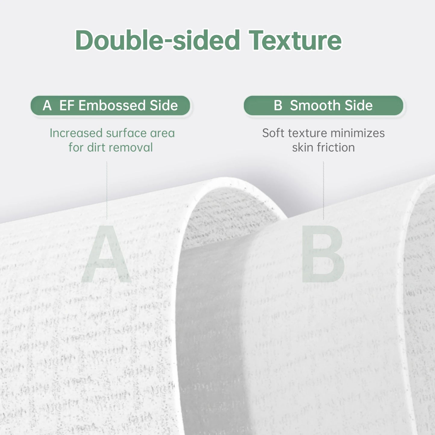 Ultra Soft Disposable Facial Towels Plant Based 50 Count