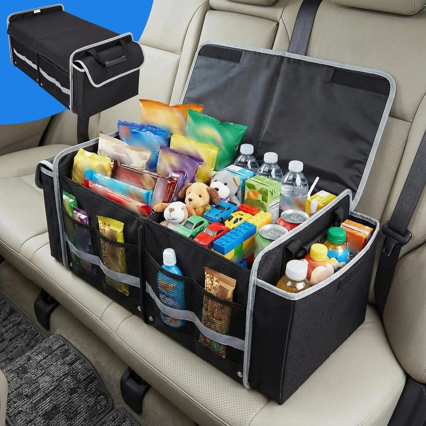 HiMISS Foldable Waterproof Car Trunk Organizer Bin