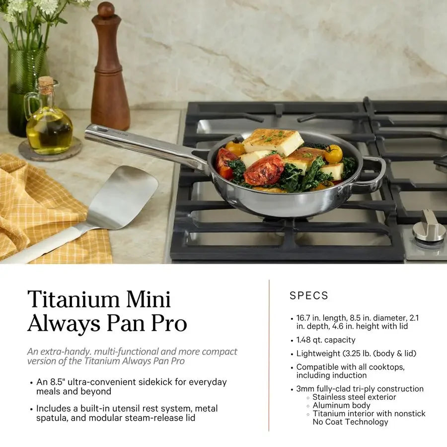 XMSJ Titanium 10-Piece Cookware Set Nonstick Pots and Pans