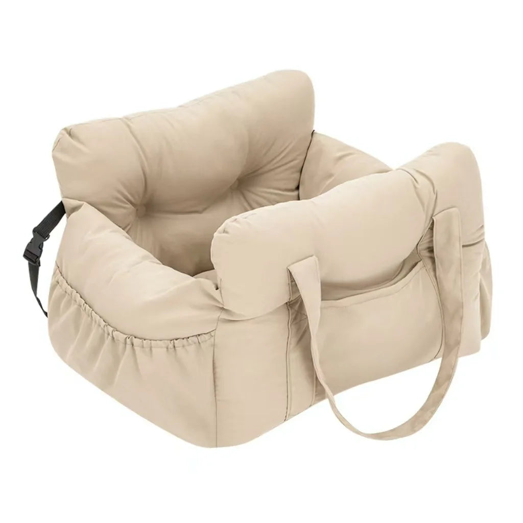 Dog Car Seat With Safety Belt Non-Slip Pet Car Bed