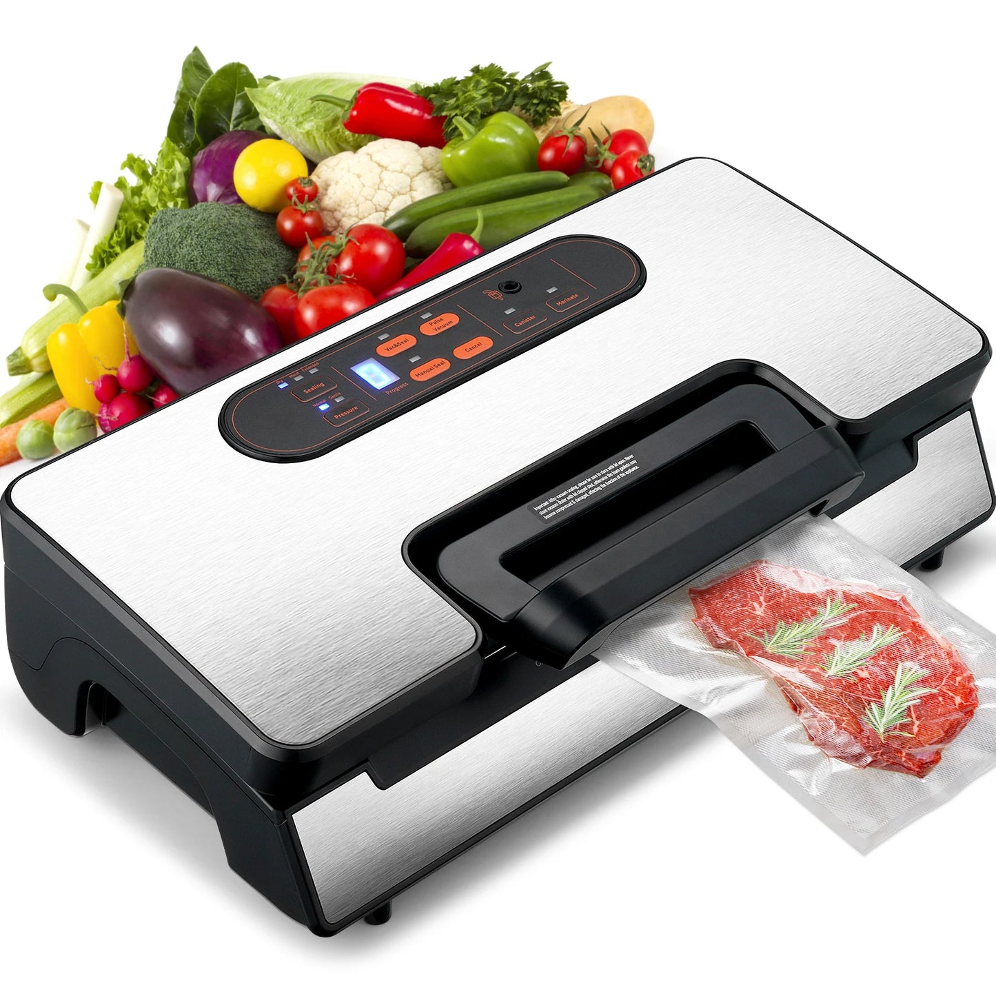 SucceBuy 130W Vacuum Sealer Machine For Food Packaging