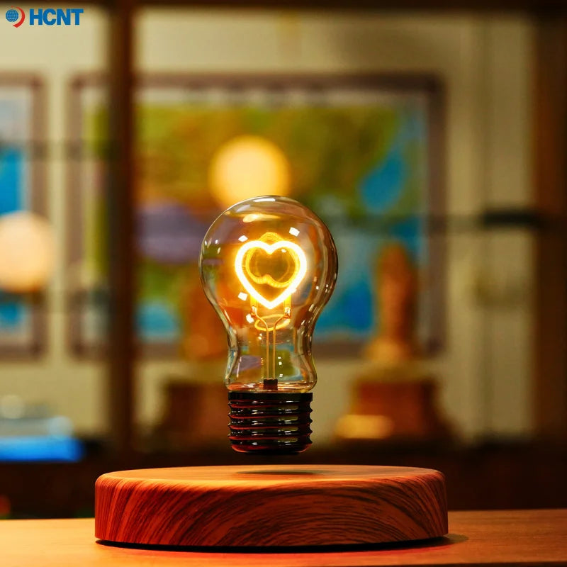 HCNT Levitating Bulb Lamp Magnetic Floating Desk Night Light