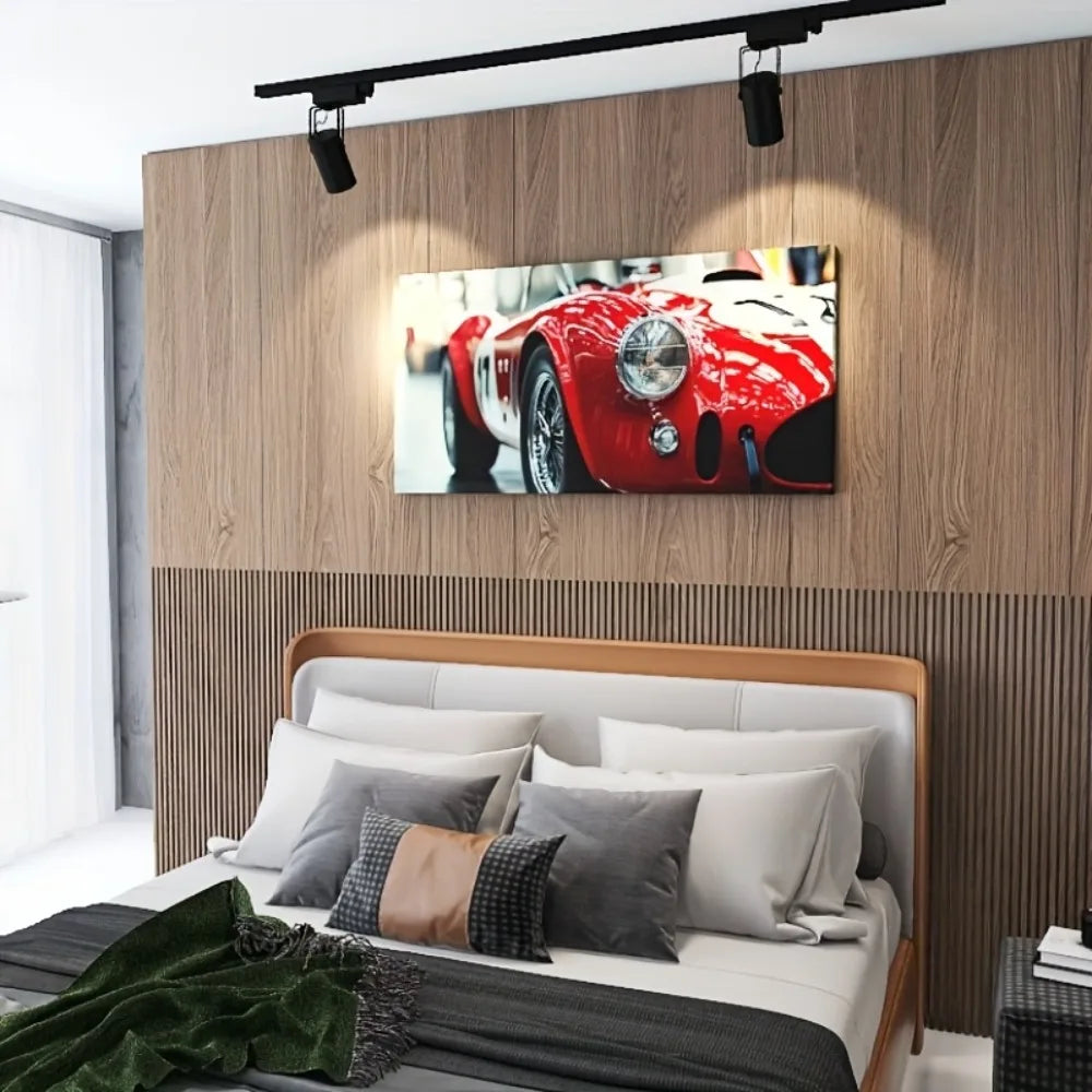 Modern Racing Canvas Art Print Wall Decor For Car Enthusiasts