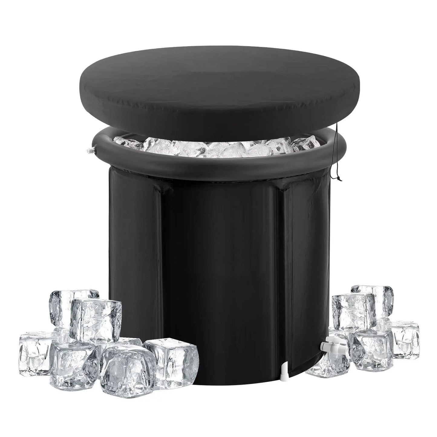 SucceBuy Inflatable Ice Bath Tub For Cold Water Therapy Plunge